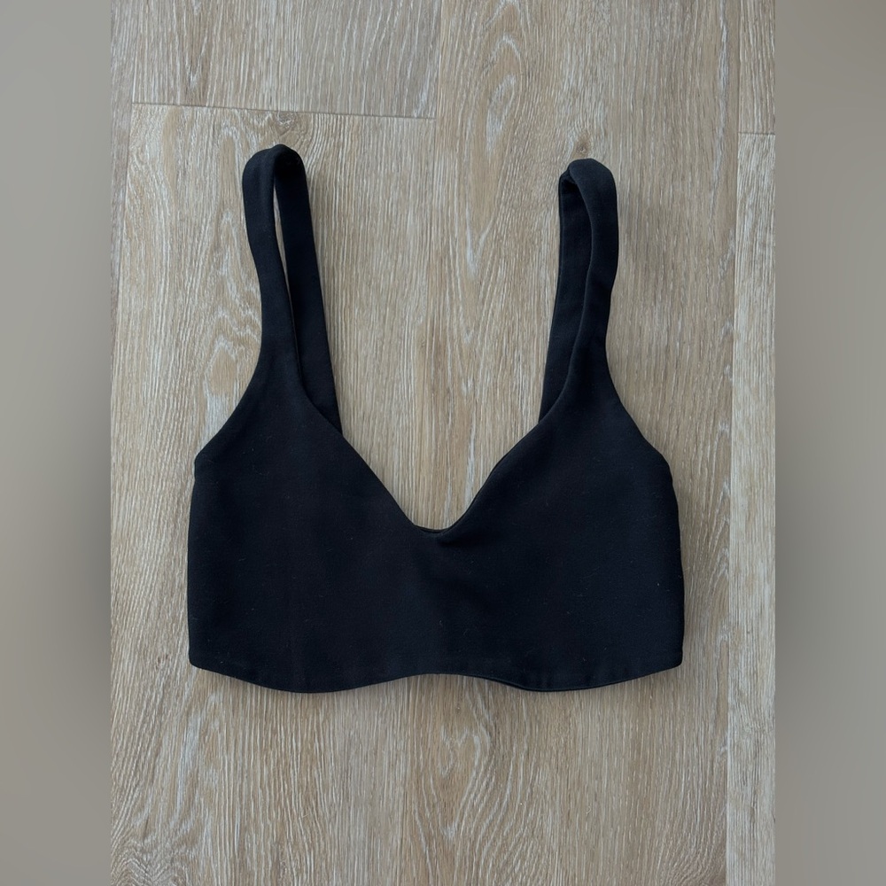 Zara Black Cropped top